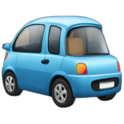 the car is loaded in the warehouse emoji