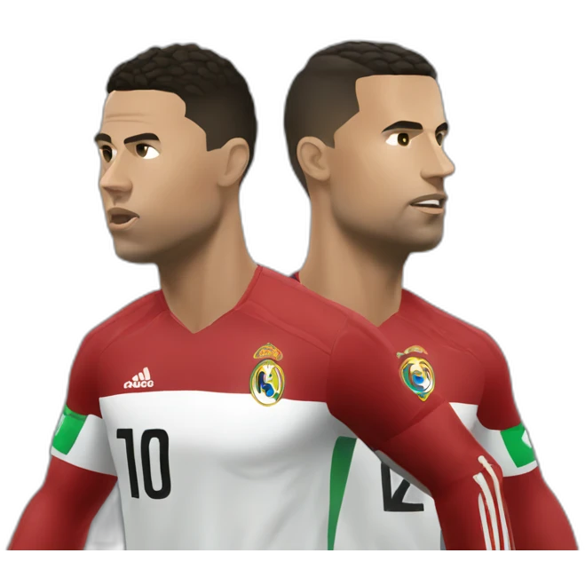 Ronaldo vs messe emoji