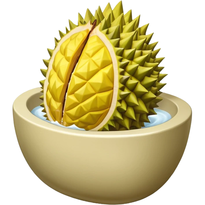 durian coming out from backside in toilet bown emoji