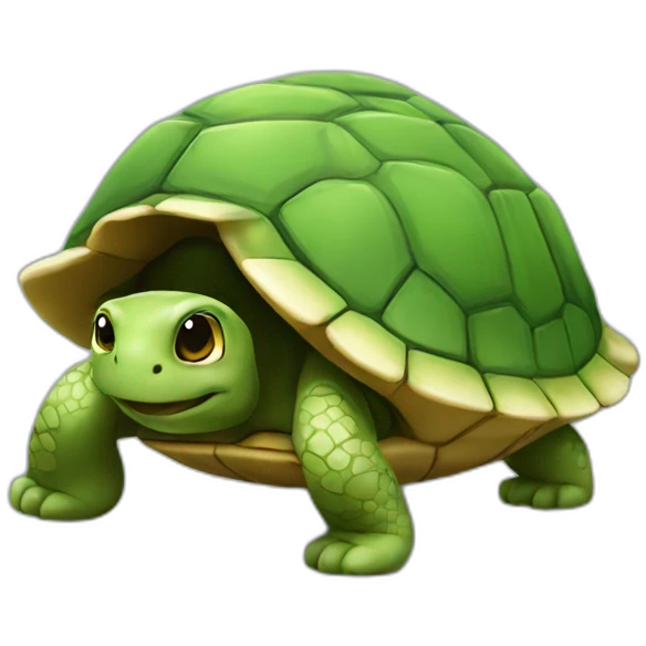 Chat sur tortue emoji
