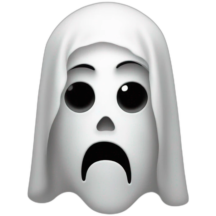The ghost face emoji