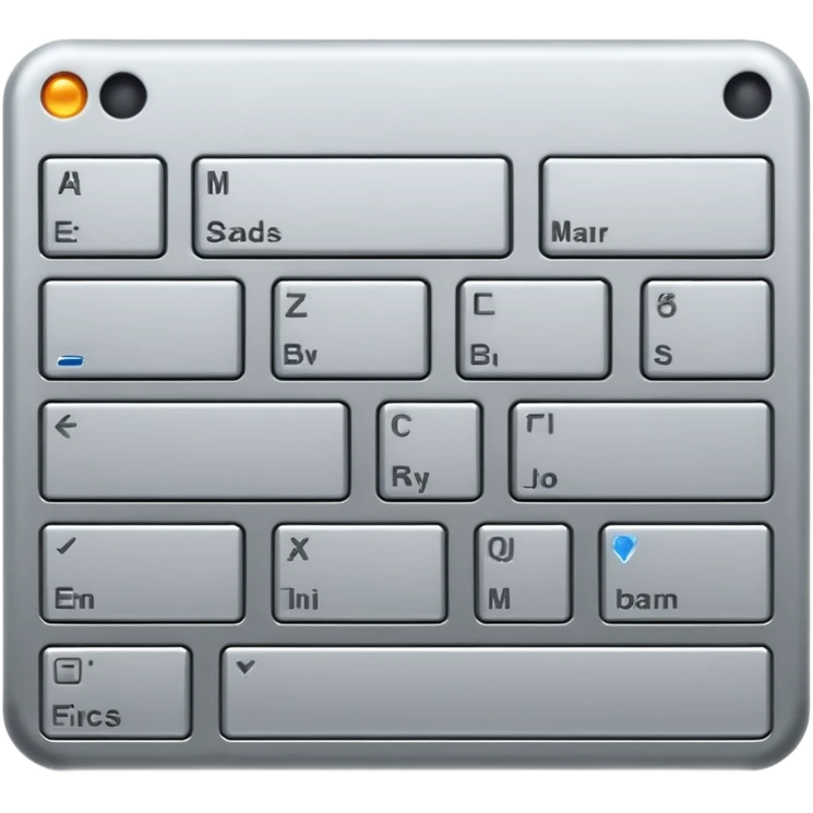a search bar on a keyboard emoji