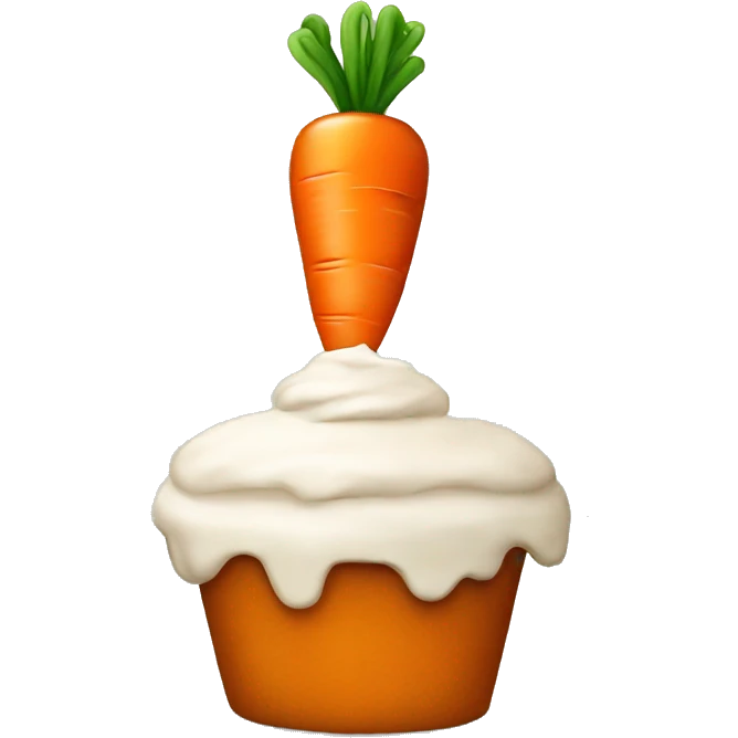 Carrot cake emoji