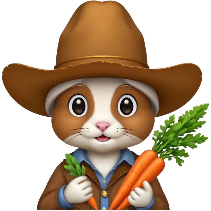 Cowboy bunny emoji