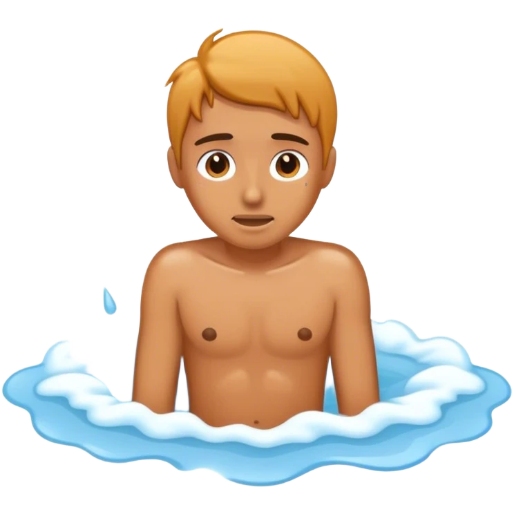 Getting wet in bed emoji