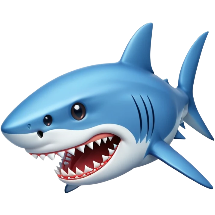 shark with topha emoji