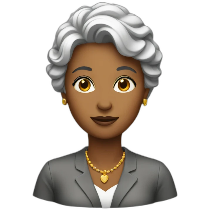 smart lady emoji