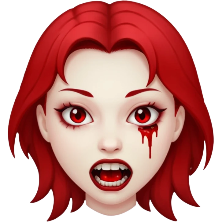 Vampir, Girl, Fangs, Blood, Penis, Vagina emoji