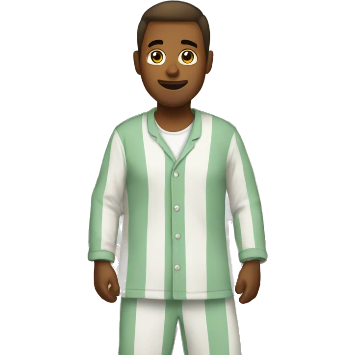 guy in pajamas emoji