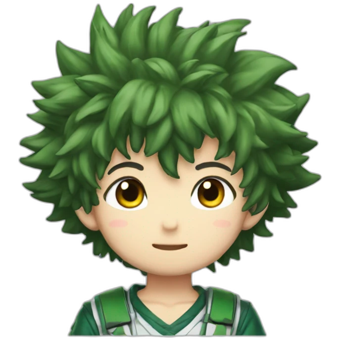 Izuku mydorya say hello emoji