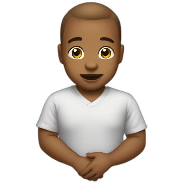 Gazo qui fait un bébé avec jul emoji
