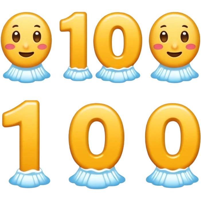 number 1 to 10 emoji