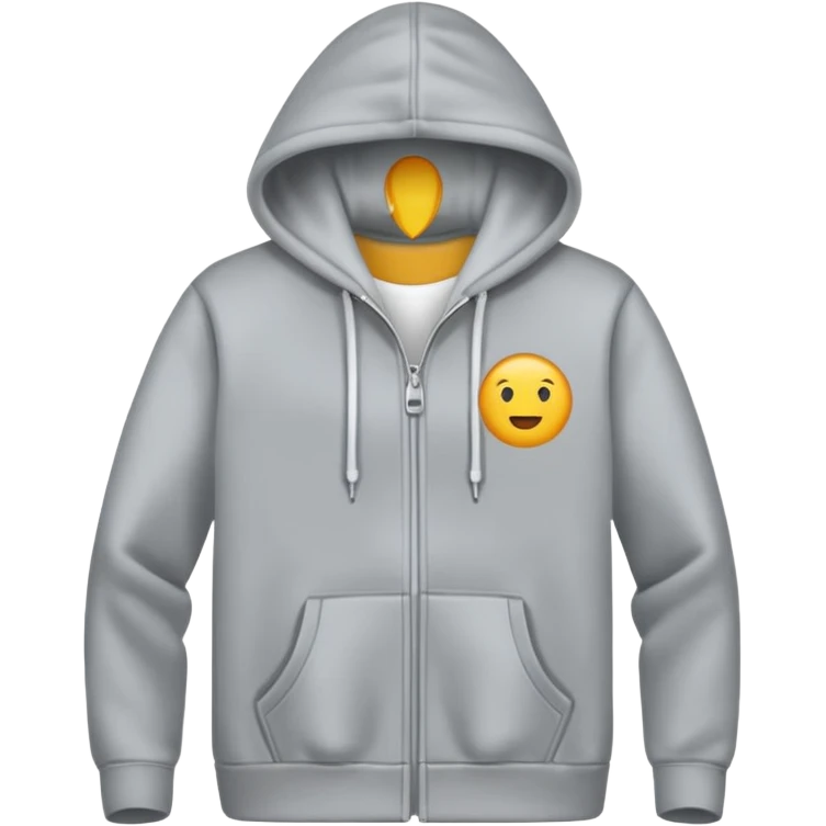 Zip up hoodie  emoji