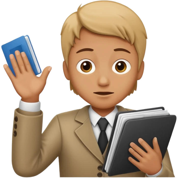 criminal stealing documents emoji