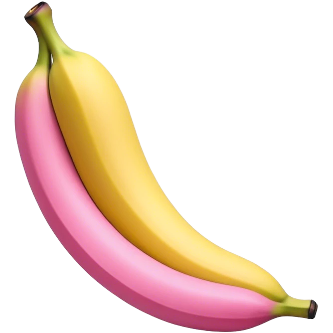 Toy banana silicon pink emoji