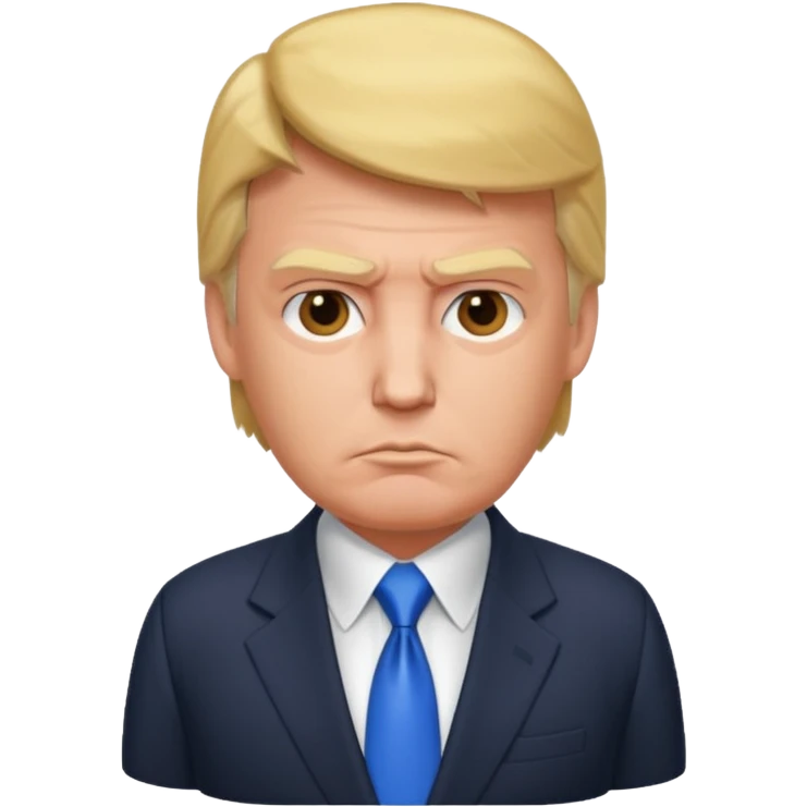 no... TAKE THE TRUMP CHARACTER SO THAT WE ARE LOOKING DOWN AT HIM FROM AN ISOMETRIC OVERHEAD ANGLE emoji