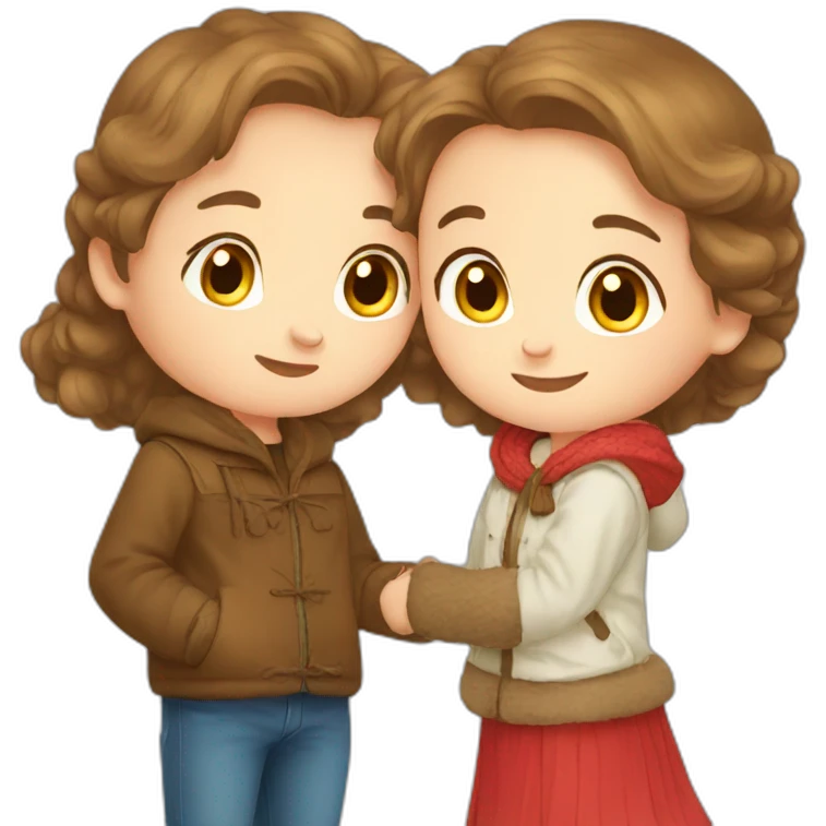 boy and girl bear russia emoji