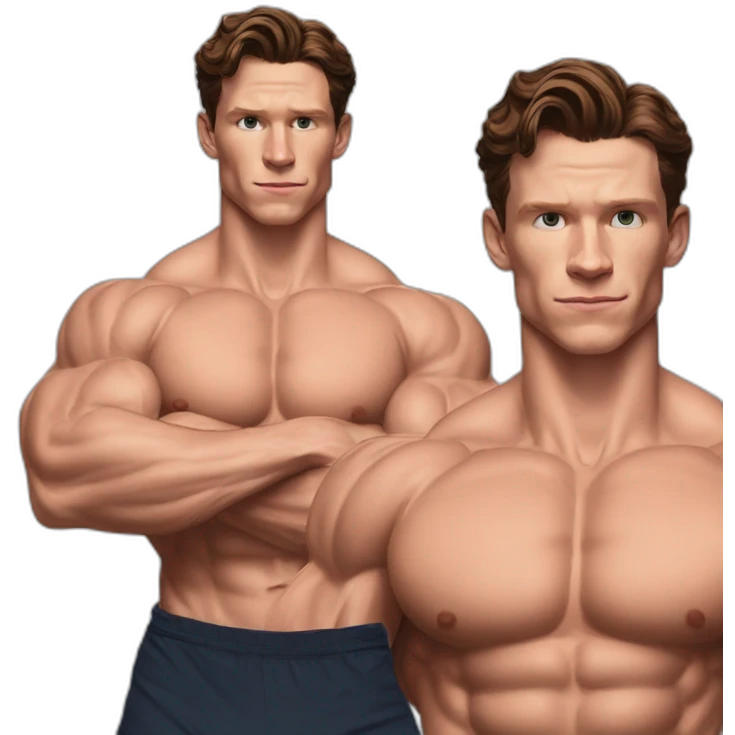 Tom Holland bodybuilder costard emoji