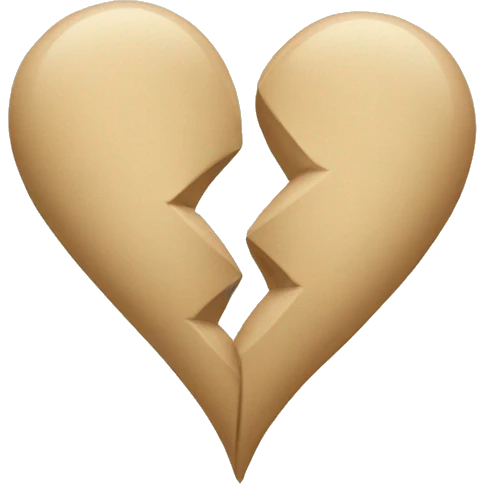 two beige hearts emoji