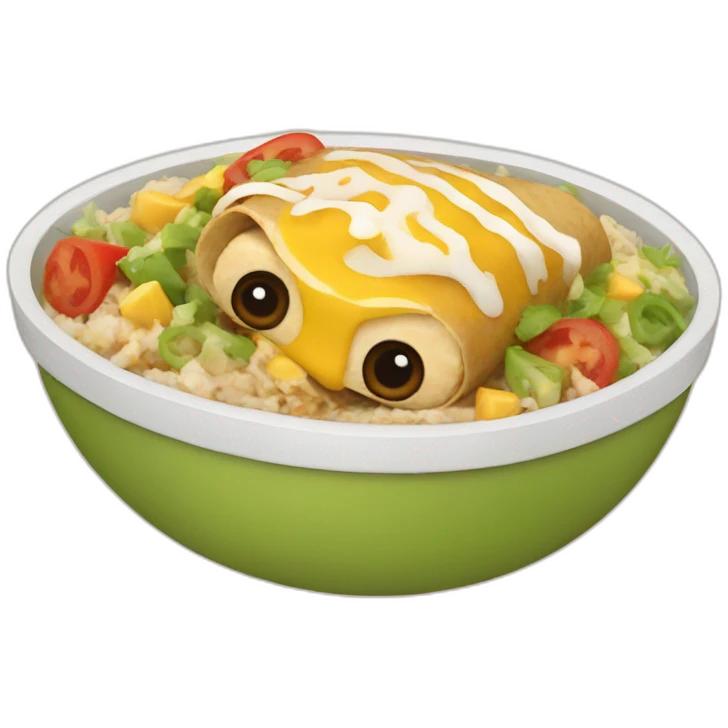 Burrito bowl emoji