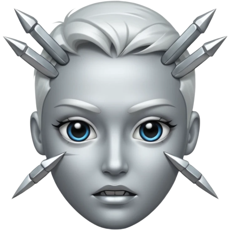 a face with nails emoji