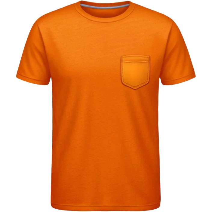 orange tshirt emoji