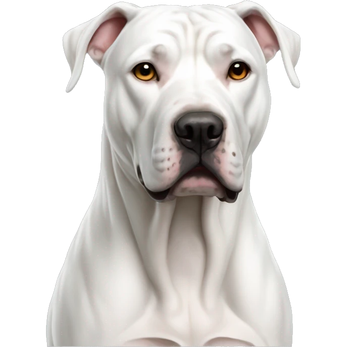 Dogo Argentino Dog Breed Full Body emoji