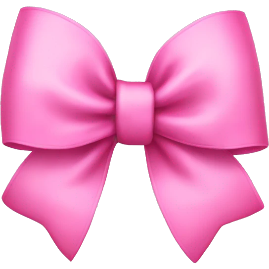 pink bow emoji