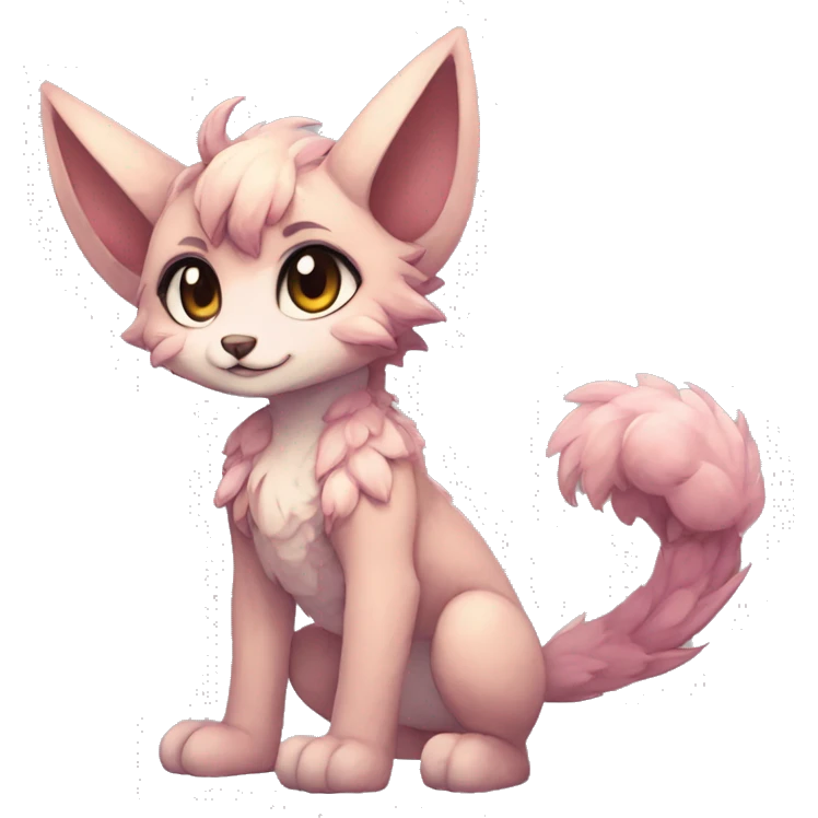 Anthro cool cute kawaii LiLaiRa-Modern-Vernid-Fakémon Full Body emoji