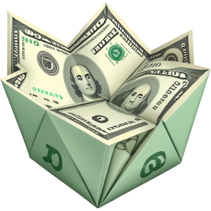 money folding emoji