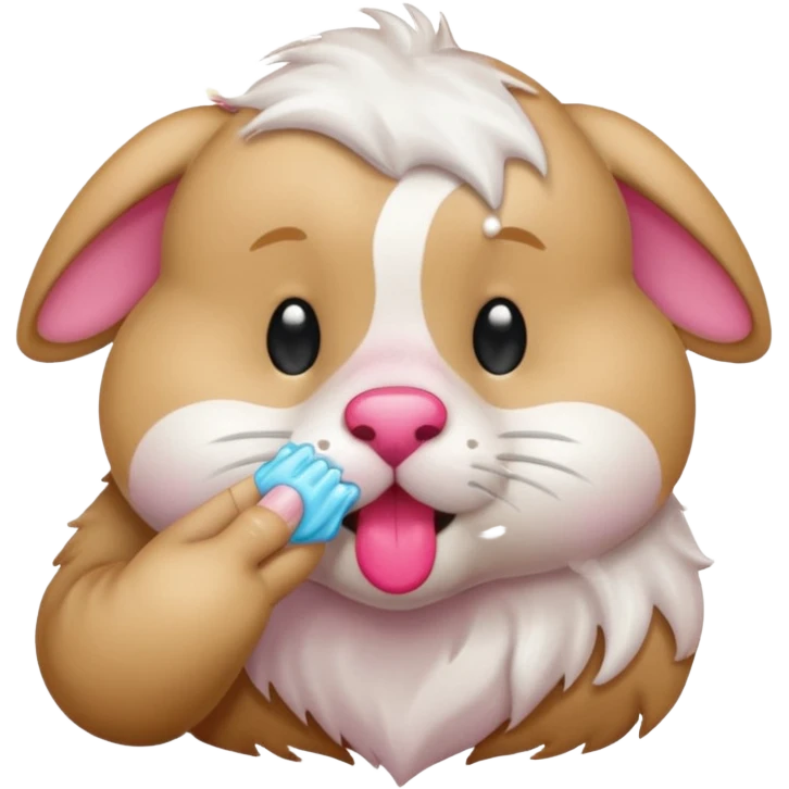 animal wiping its nose emoji