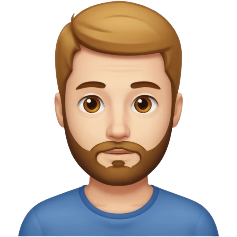 short beard guy emoji