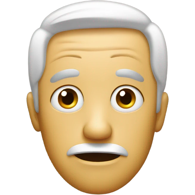 Confusing face emoji