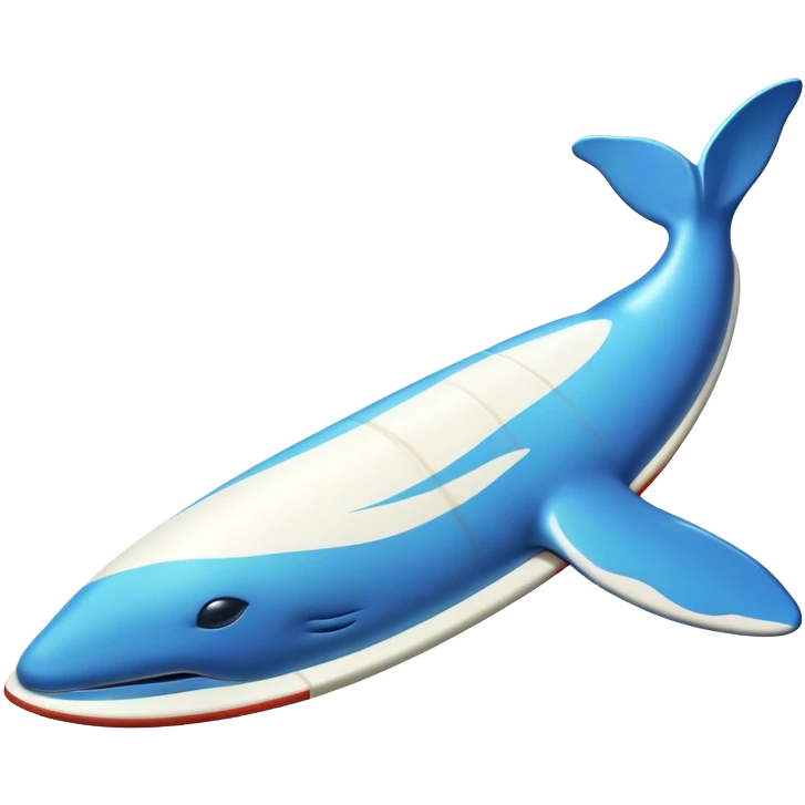Whale surfboard  emoji