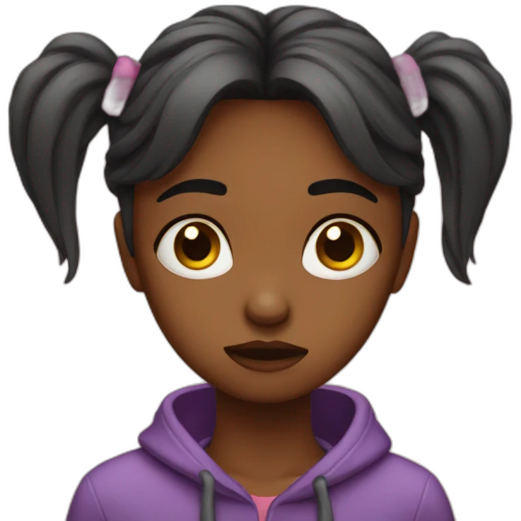 Sad girl emoji