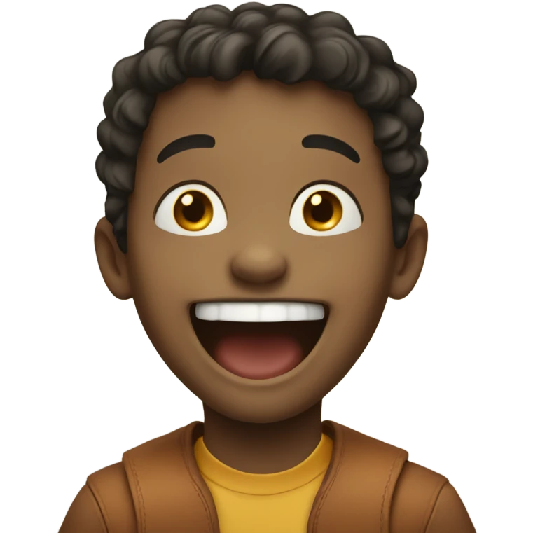 Kid laughing emoji