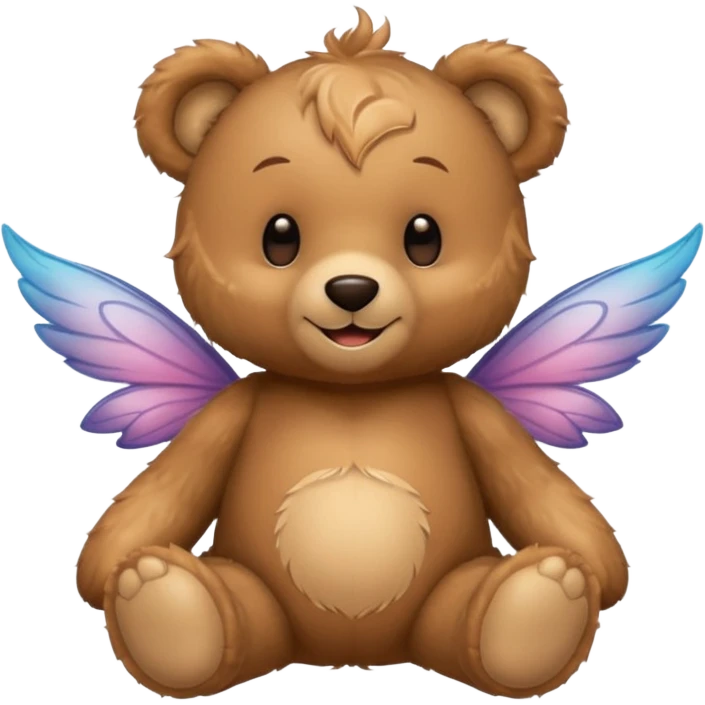 teddy bear with fairy wings emoji