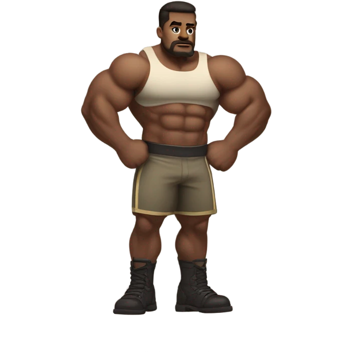 a very strongman emoji