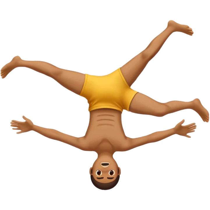 person doing a backflip  emoji