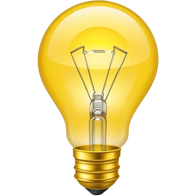 lightbulb idea emoji