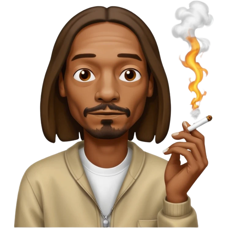Snoop smoking emoji