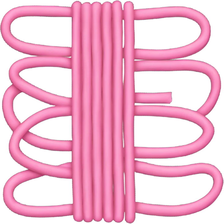 pink spaghetti  emoji