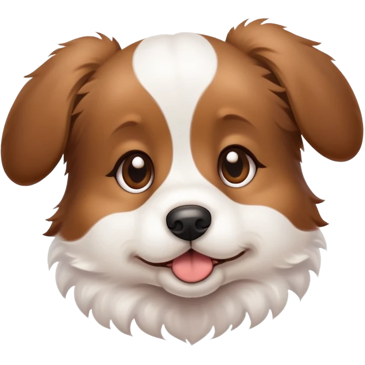 cute puppy dog with floppy ears emoji