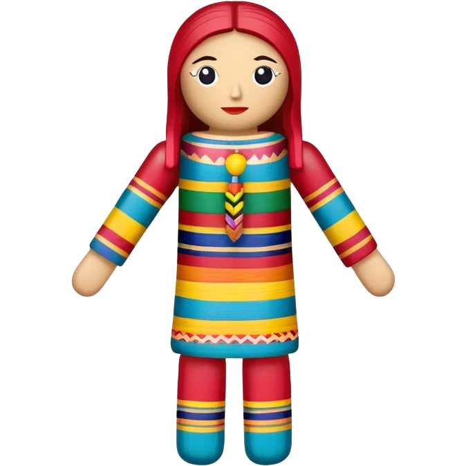 traditional Guatemalan worry doll emoji