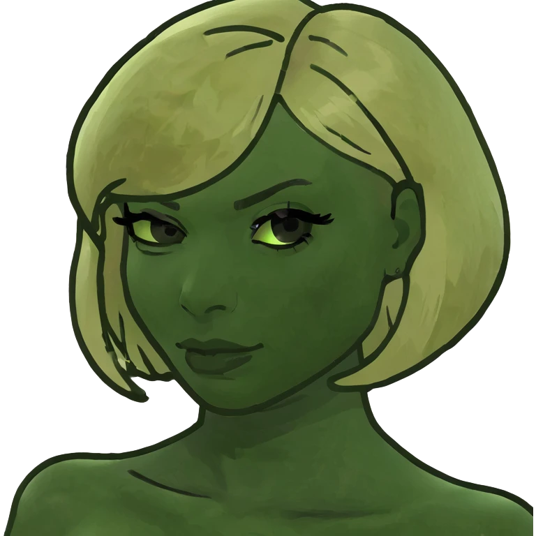 A baddie with bob wig and blonde highlights she is chocolate skin emoji