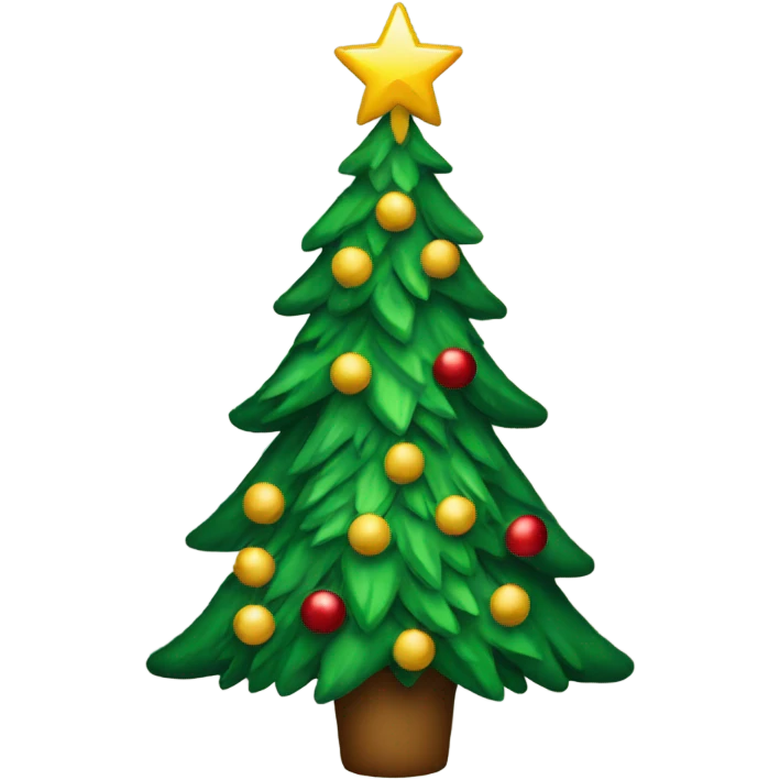 Christmas tree emoji