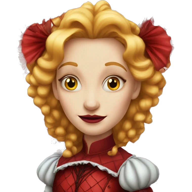 The red queen from alice in wonderland emoji