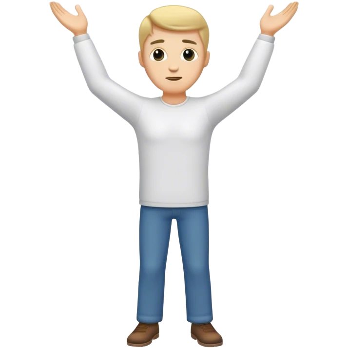 T-pose white guy emoji
