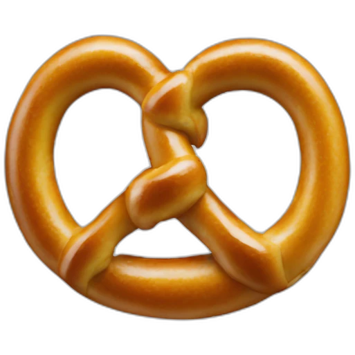 chrome pretzel emoji