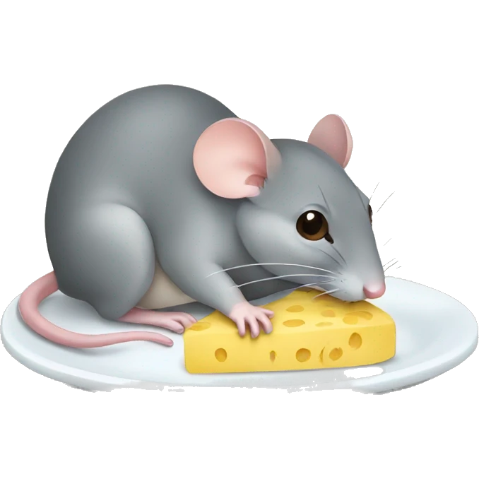 mouse eating emoji